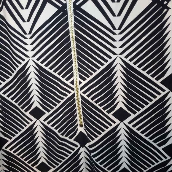 Eliza J Geometric Print 3/4 Sleeve Shift Dress Size 8 Multicolor - Picture 6 of 14